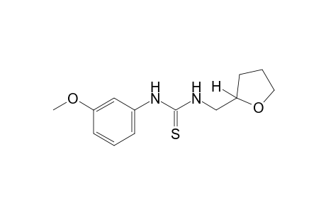 1-(m-methoxyphenyl)-3-(tetrahydrofurfuryl)-2-thiourea
