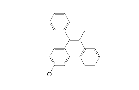 Benzene, 1-(1,2-diphenyl-1-propenyl)-4-methoxy-, (Z)-