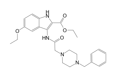 ethyl 3-{[(4-benzyl-1-piperazinyl)acetyl]amino}-5-ethoxy-1H-indole-2-carboxylate