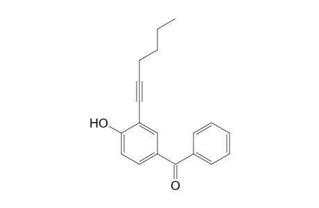 (3-hex-1-ynyl-4-hydroxy-phenyl)-phenyl-methanone