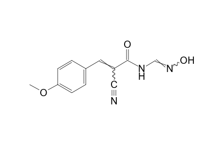 α-Cyano-N-formyl-p-methoxycinnamamide, N-oxide