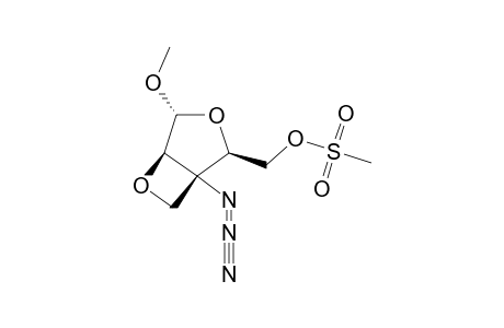 (1R,2S,4S,5S)-1-AZIDO-2-METHANSULFONYLOXYMETHYL-4-METHOXY-3,6-DIOXABICYCLO-[3.2.0]-HEPTANE