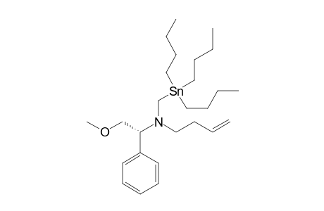 N-(,alpha.-Methoxymethylbenzyl)-N-(tributylstannylmethyl)-N-(but-3-enyl)amine