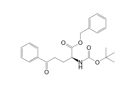(2S)-2-(tert-butoxycarbonylamino)-5-keto-5-phenyl-valeric acid benzyl ester