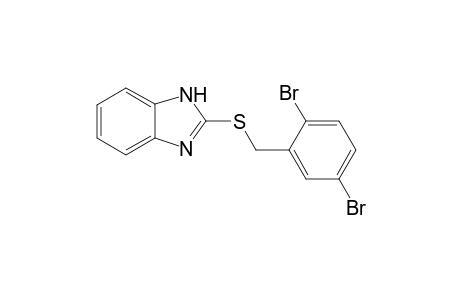 2-(2',5'-Dibromobenzylsufanyl)-1H-benzimidazole