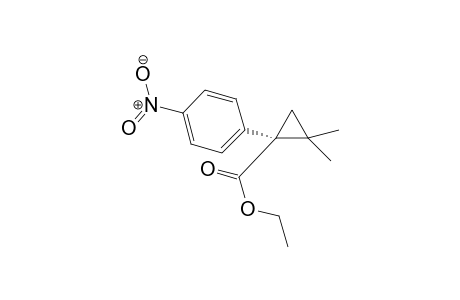 Ethyl (1S)-2,2-dimethyl-1-(4-nitrophenyl)cyclopropane-1-carboxylate