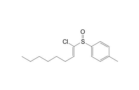 (Z)-1-Chloro-1-(p-tolylsulfinyl)-1-octene