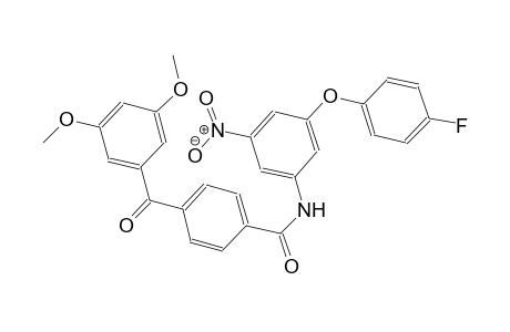 benzamide, 4-(3,5-dimethoxybenzoyl)-N-[3-(4-fluorophenoxy)-5-nitrophenyl]-