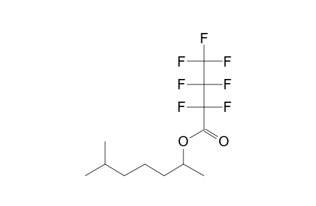 6-Methyl-2-heptanol, heptafluorobutyrate