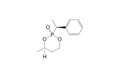 CIS-(R')-2-(1-PHENYLETHYL)-2-OXO-(R)-4-METHYL-1,3,2-DIOXAPHOSPHORINANE;MAJOR_ISOMER