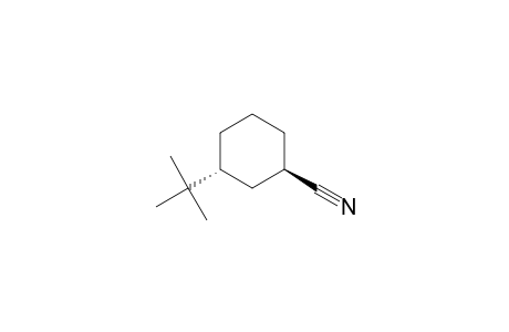 Cyclohexanecarbonitrile, 3-(1,1-dimethylethyl)-, trans-