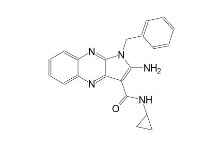 2-amino-1-benzyl-N-cyclopropyl-1H-pyrrolo[2,3-b]quinoxaline-3-carboxamide