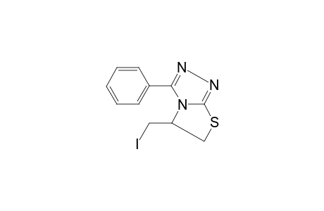 Thiazolo[2,3-c]1,2,4-triazole, 4,5-dihydro-2-iodomethyl-7-phenyl-