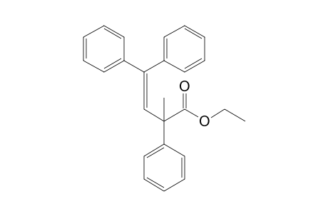 2-Methyl-2,4,4-triphenyl-3-butenoic acid ethyl ester