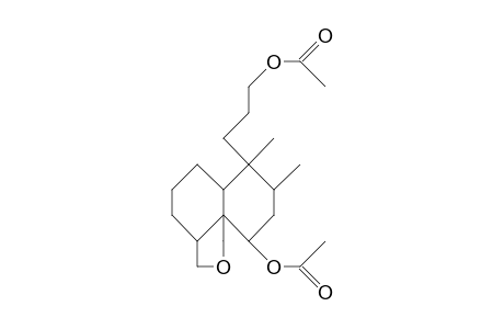 1a-Acetoxy-8a,9a-methanoxymethano-4b-(3-acetoxy-propyl)-3a,4a-dimethyl-trans-decalin