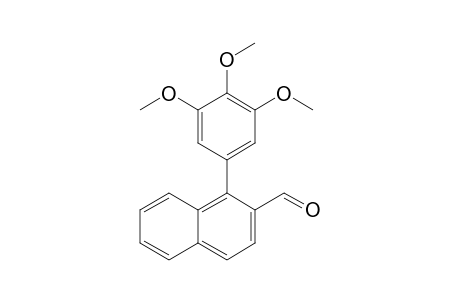 1-(3,4,5-Trimethoxyphenyl)naphthalene-2-carbaldehyde