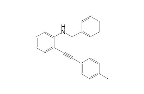 N-Benzyl-2-(p-tolylethynyl)aniline