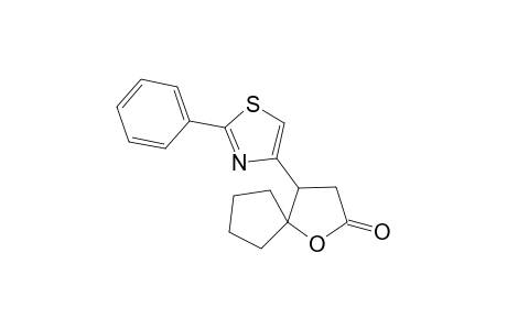 4-(2-Phenyl-thiazol-4-yl)-1-oxa-spiro[4.4]nonan-2-one