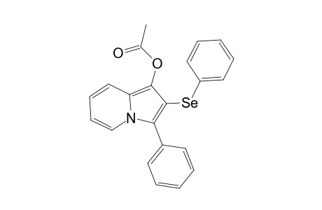 3-Phenyl-2-(phenylselanyl)indolizin-1-yl acetate