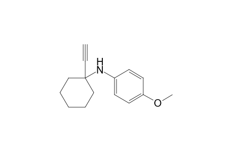 N-(1-Ethynylcyclohexyl)-4-methoxyaniline