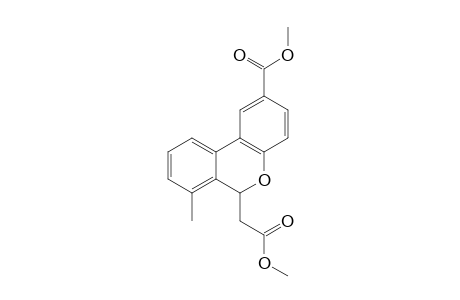 2-METHOXYCARBONYL-6-METHOXYCARBONYLMETHYL-7-METHYL-6H-DIBENZOPYRAN