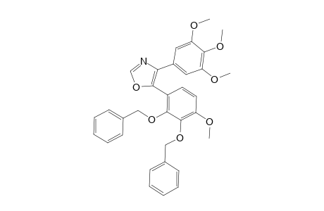 5-(2'',3''-Dibenzoxy-4''-methoxyphenyl)-4-(3',4',5'-trimethoxyphenyl)oxazole