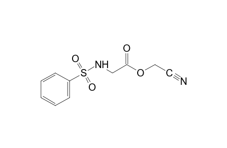 N-(phenylsulfonyl)glycine, cyanomethyl ester