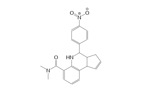 3H-cyclopenta[c]quinoline-6-carboxamide, 3a,4,5,9b-tetrahydro-N,N-dimethyl-4-(4-nitrophenyl)-