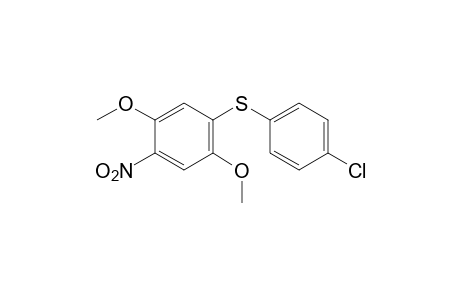 p-chlorophenyl 2,5-dimethoxy-4-nitrophenyl sulfide