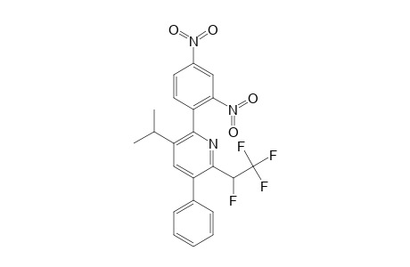 2-(2,4-DINITROPHENYL)-4-ISOPROPYL-5-PHENYL-6-(1,2,2,2-TETRAFLUOROETHYL)-PYRIDINE
