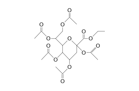 (2,4,5,7,8-Penta-O-acetyl-3-deoxy-B-D-manno-octulopyranos)onic acid, ethyl ester