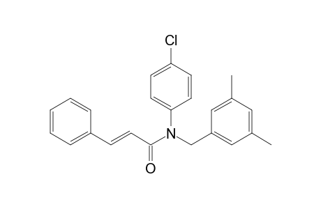 N-3,5-Dimethyl-benzyl-N-(4-chlorophenyl)-3-phenylacrylamide