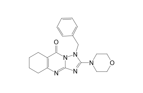1-(benzyl)-2-morpholino-5,6,7,8-tetrahydro-[1,2,4]triazolo[3,2-b]quinazolin-9-one