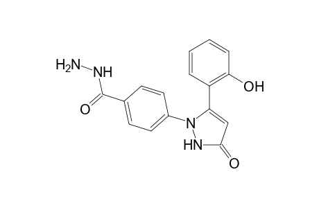 4-(5-(2-Hydroxyphenyl)-3-oxo-2,3-dihydropyrazol-1-yl)benzohydrazide
