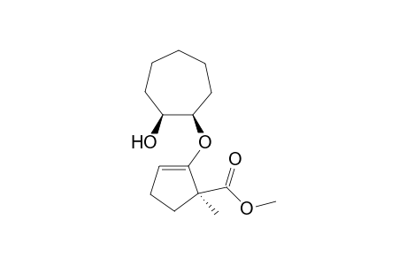Methyl 1-methyl-2-[(1R,2R)(2-hydroxy-cycloheptyl)oxy]cyclopent-2-en-1-carboxylate