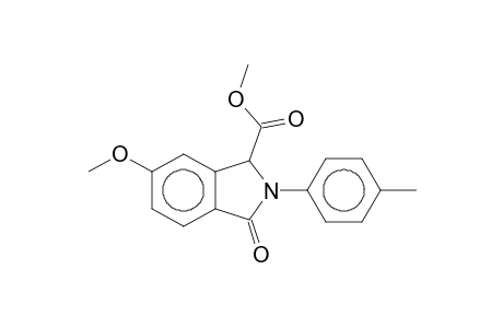 6-Methoxy-3-oxo-2-p-tolyl-2,3-dihydro-1H-isoindole-1-carboxylic acid, methyl ester