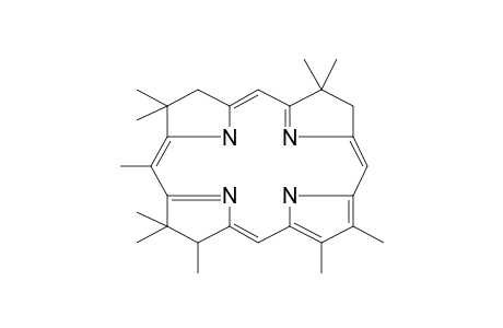 2,3,3,5,7,7,12,12,17,18-Decamethyl-2,3,7,8,12,13,22,24-octahydro-porphine