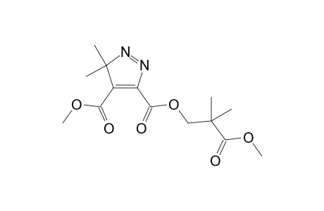 5(4)-Methyl 4(5)-(Methoxycarbonyl-2',2'-dimethylethyl) 3,3-dimethyl-3H-pyrazole-4,5-dicarboxylate