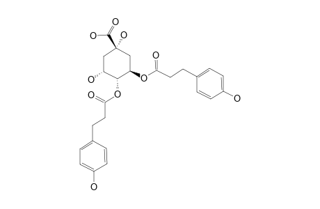 3,4-DI-O-3-(4-HYDROXYPHENYL)-PROPIONYL-1,5-DIHYDROXY-CYCLOHEXANE-CARBOXYLIC-ACID