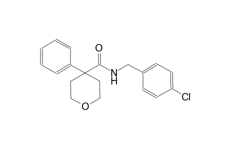 2H-pyran-4-carboxamide, N-[(4-chlorophenyl)methyl]tetrahydro-4-phenyl-