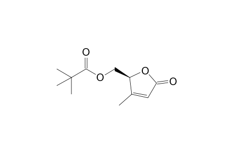 [(2S)-3-methyl-5-oxidanylidene-2H-furan-2-yl]methyl 2,2-dimethylpropanoate