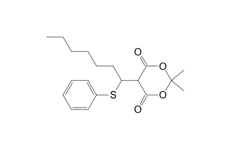 1,3-Dioxane-4,6-dione, 2,2-dimethyl-5-[1-(phenylthio)heptyl]-