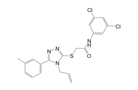 2-{[4-allyl-5-(3-methylphenyl)-4H-1,2,4-triazol-3-yl]sulfanyl}-N-(3,5-dichlorophenyl)acetamide