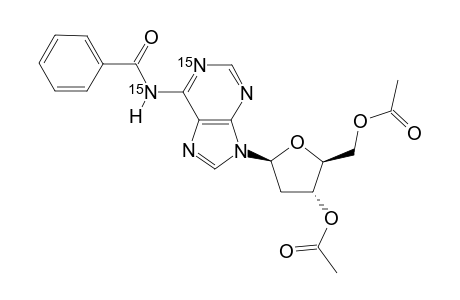 [N,1-(15)N(2)]-3',5'-DI-O-ACETYL-N(6)-BENZOYL-2'-DEOXYADENOSINE