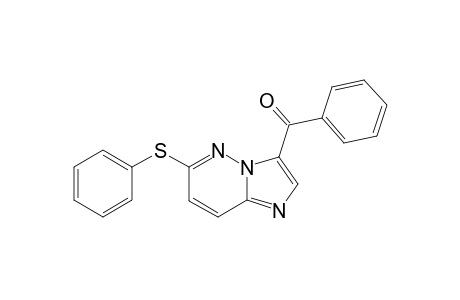 3(?)-benzoyl-6-phenylthioimidazo[1,2-b]pyridazine