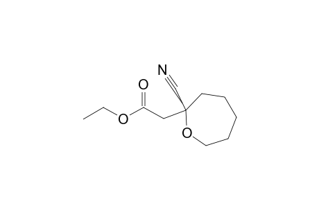 2-(2-cyano-2-oxepanyl)acetic acid ethyl ester