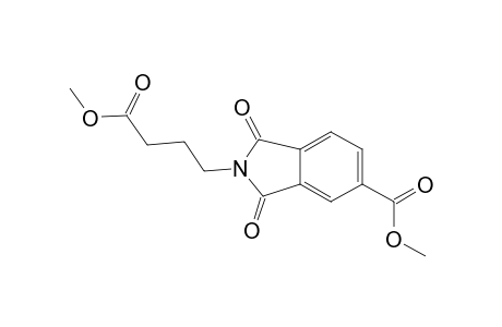 2H-isoindole-2-butanoic acid, 1,3-dihydro-5-(methoxycarbonyl)-1,3-dioxo-, methyl ester