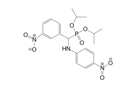diisopropyl (4-nitroanilino)(3-nitrophenyl)methylphosphonate