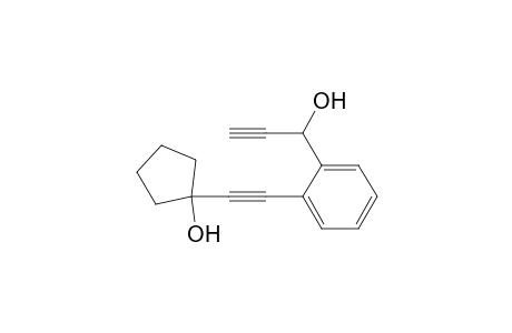 1-((2-(1-hydroxyprop-2-yn-1-yl)phenyl)ethynyl)cyclopentanol