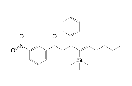(Z)-1-(3'-Methoxyphenyl)-3-phenyl-4-trimethylsilyl-4-nonen-1-one